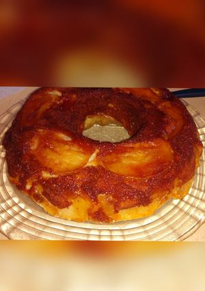 Una foto de Torta de manzana invertida ❤️