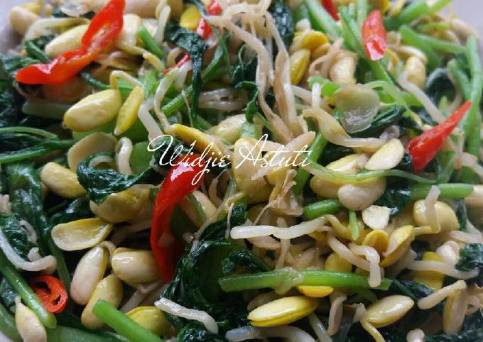 Resep Tumis Bayam Tauge Oleh Widjie Astuti - Cookpad