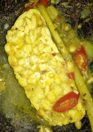 Foto resep Tempe bumbu kuning