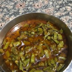 A picture of Gawar ki sabzi(cluster beans).