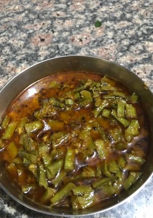 A picture of Gawar ki sabzi(cluster beans).