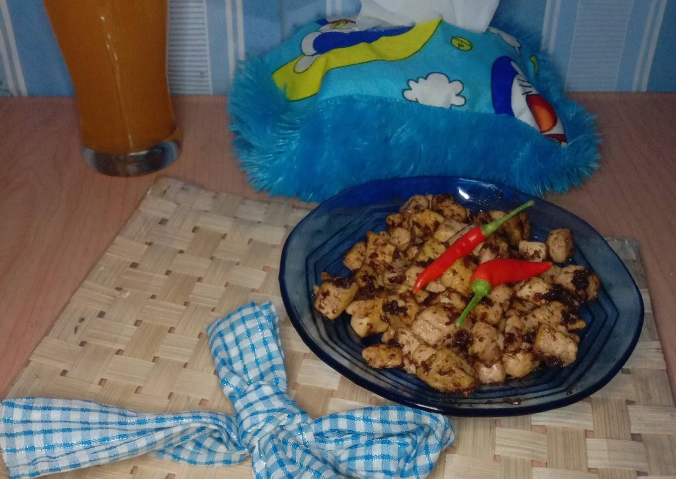 Tahu orek sambal sate