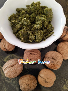 عکسی از دستور سبزی شکم پر مرغ و ماهی شمال