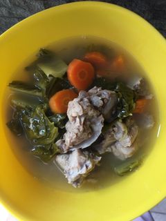 Foto resep Bakut sayur asin (babi)