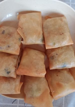 Foto resep Camilan Ayam Kulit Lumpia