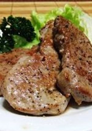 A picture of Pork Tenderloin with Whole Grain Mustard.