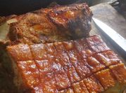 Una foto de panceta cerdo