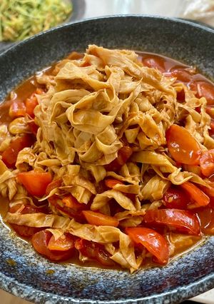 茄燒豆皮［蔬食］ 的食譜成品照片