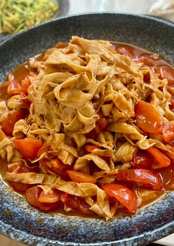 茄燒豆皮［蔬食］ 的食譜成品照片