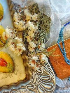 عکسی از دستور شیرینی قرابیه تاتلی شانه