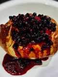 QUESO🧀BRIE Hojaldrado🥐, Bañado en Agraz🍒...!