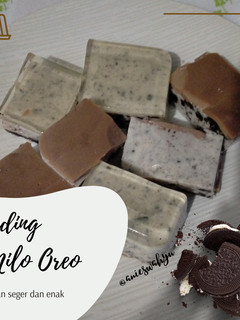 Foto resep Puding Milo Oreo