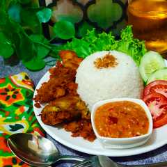 Ayam Kampung Goreng Tapioka Sambal Tomat-レシピのメイン写真