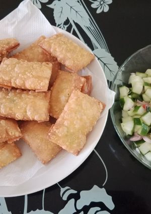 Foto resep Martabak Kulit Pangsit rasa kari