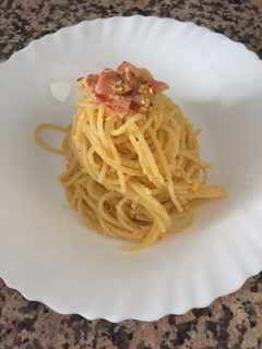 Una foto de Pasta alla carbonara