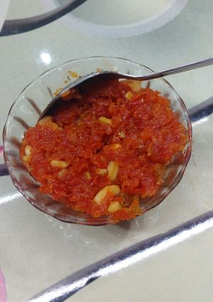 A picture of Gajar ka halwa.