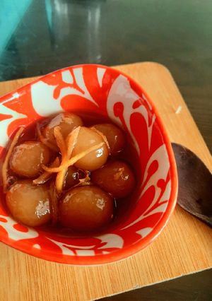 Hình của món Bánh ngào mật mía.