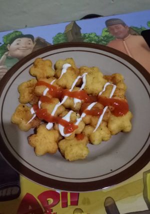 Foto resep Stik Kentang (Chessy Fries Flower)
