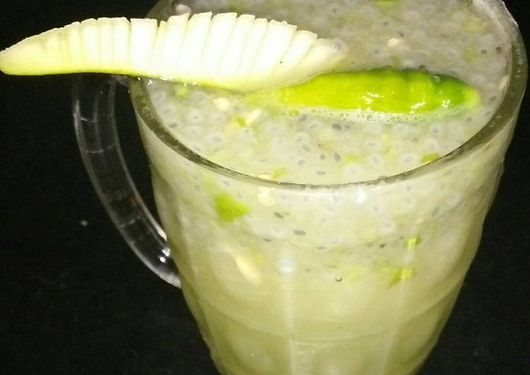Recipe of Homemade Raw mango kuluki sarbath