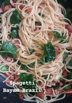 Gambar Spagetti Bayam Brazil