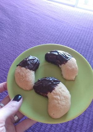 Una foto de Galletitas tipo bananitas