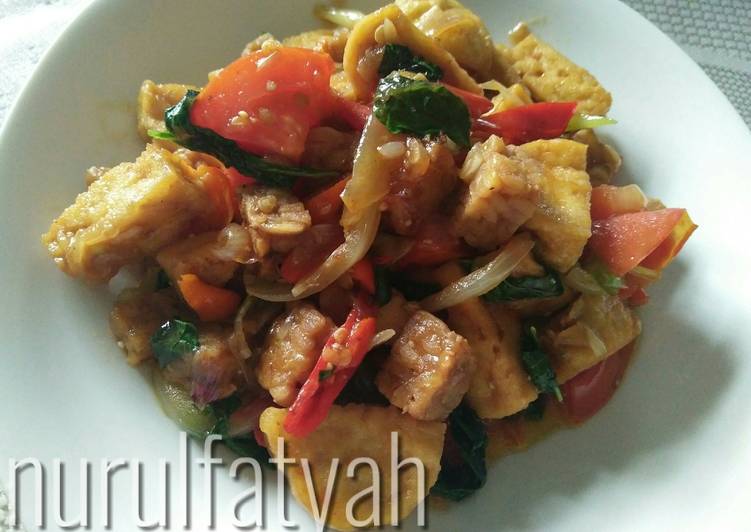 10. Orek tahu tempe kemangi