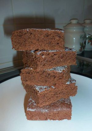 A picture of Chocolate concrete.