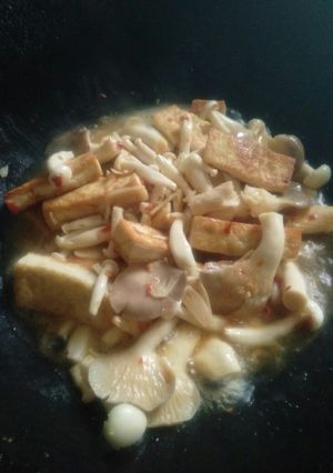 Foto resep Jamur tiram tumis tahu