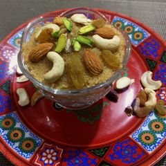 A picture of Badami halwa.