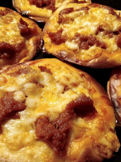Una foto de Mini pizza de obleas