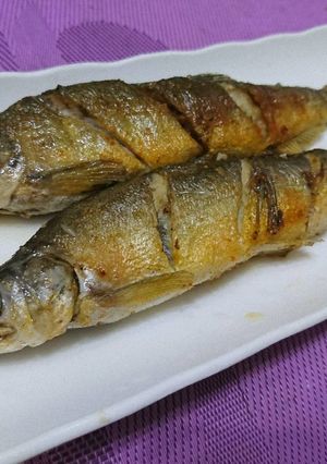 香煎香魚 的食譜成品照片