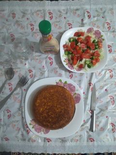 عکسی از دستور ته چین مرغ