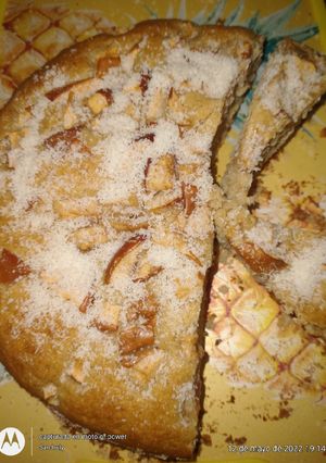 Una foto de Torta integral con manzanas