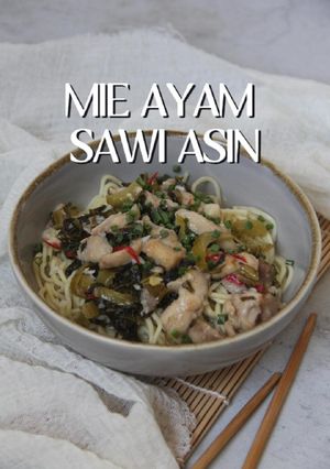 Foto resep Mie Ayam Sawi Asin