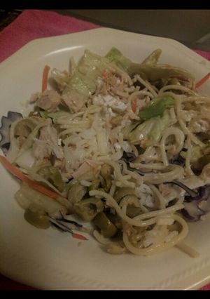 Una foto de Ensalada de pasta a mi manera 😋