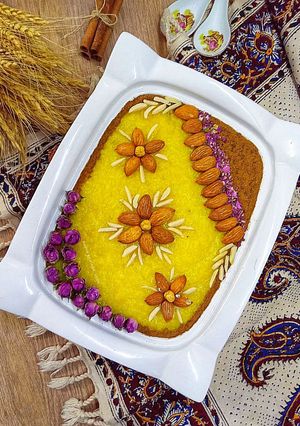 عکسی از دستور ❤️شله زرد😍