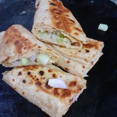A picture of Quick spicy mayonnaise roll.