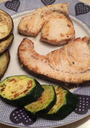 Foto principal de Emperador con verdura a la plancha