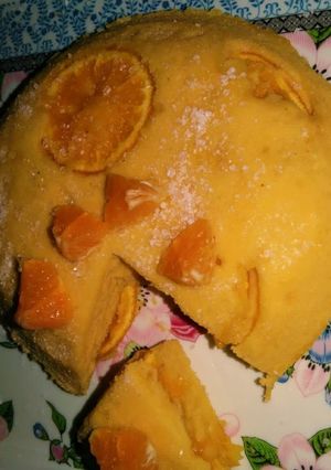 A picture of Orange cake🍊اورنج کیک 🍊.