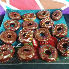 Donuts 🍩🍩🍩 A picture of Donuts 🍩🍩🍩.