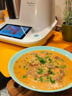 Una foto de Pavo a la mostaza en robot Moulinex Click&Cook