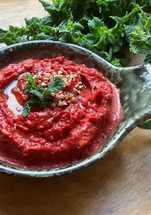 Une photo de 🥙Houmous 🫜betterave