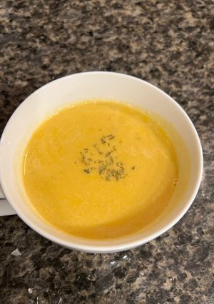 A picture of Carrot, Onion, and Potato Potage.