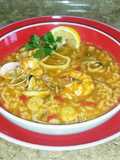 Arroz caldoso marinero