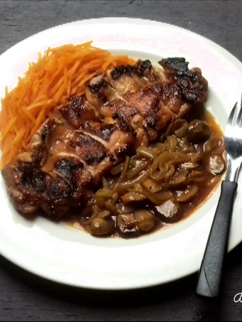 Cara Gampang Menyiapkan Resep Chicken Steak with Mushroom Sauce yang Bikin Ngiler Anti Ribet, Uenak Banget