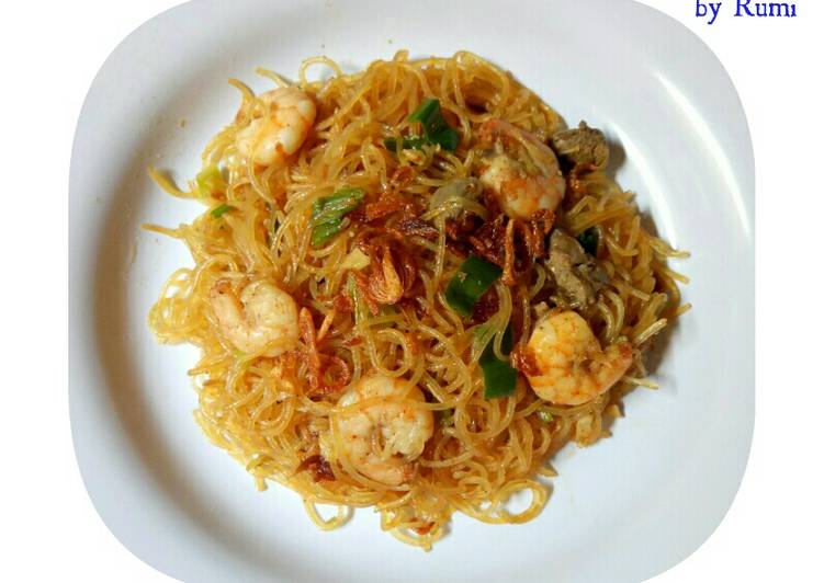 Bihun Goreng Udang Ati Ampela