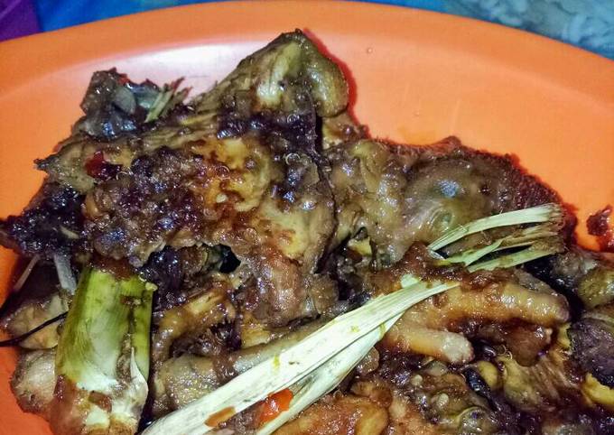 Ayam kampung Saos Kecap Wijen