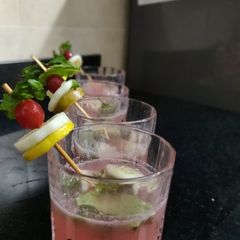 A picture of Pomegranate punch.