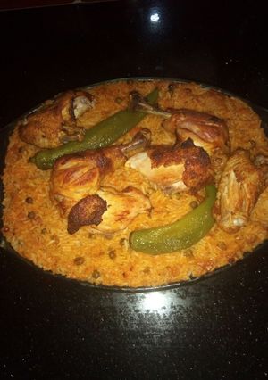 صورة لوصفة رز مع دجاج