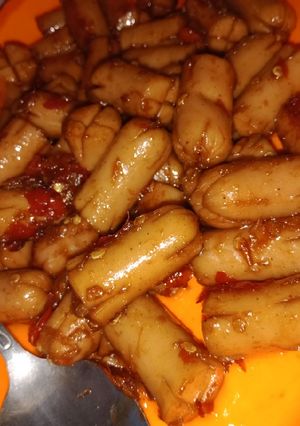 Foto resep Tumis sosis pedas